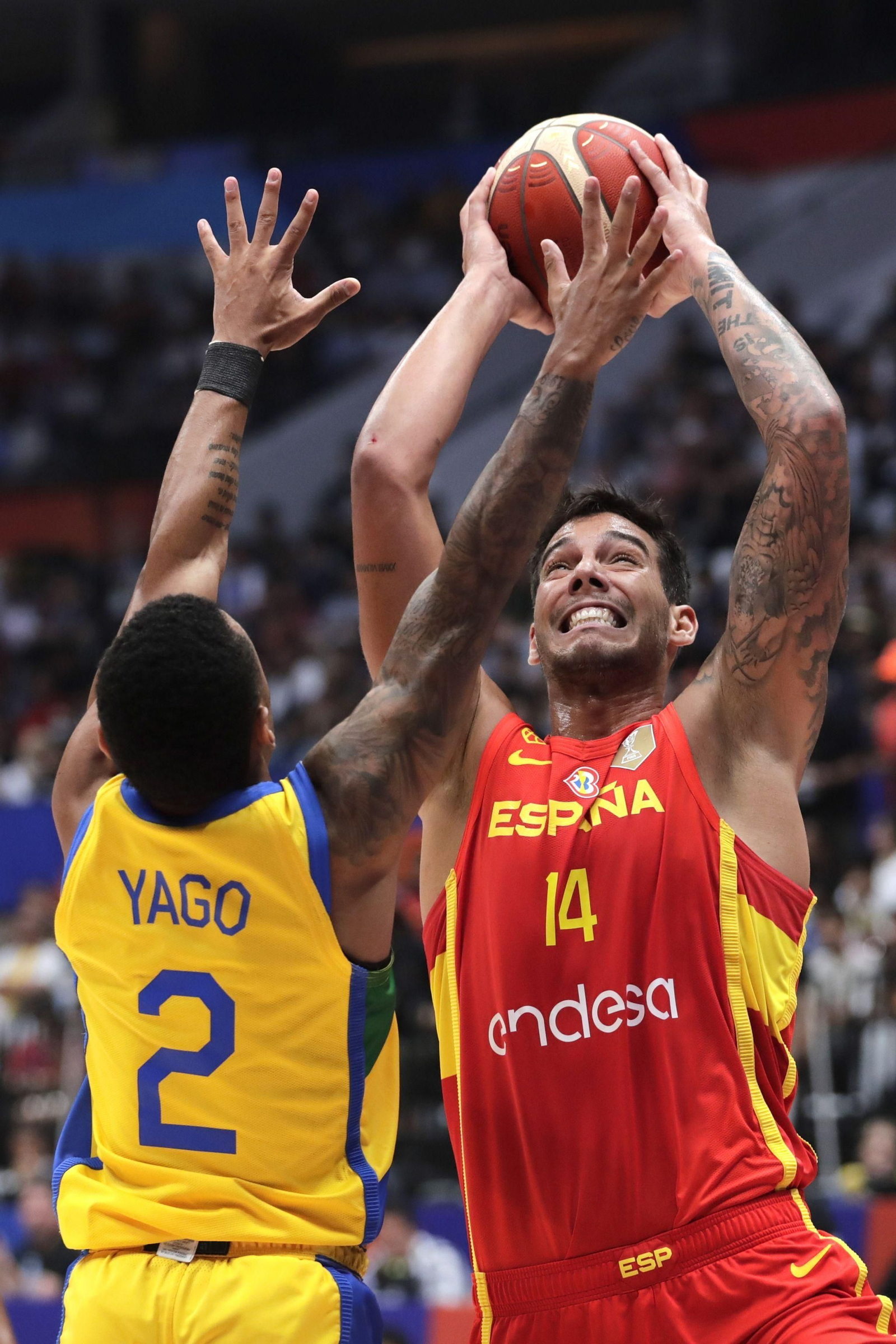 Las fotos del Brasil - España de baloncesto