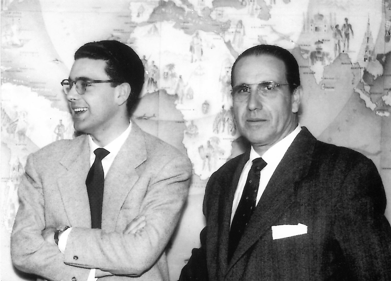 Alberto Ros y su padre Bartolomé Ros.