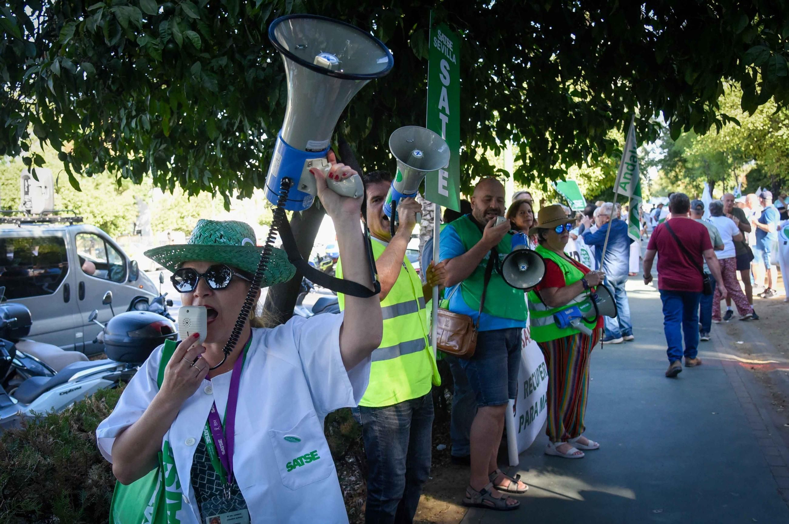 Protesta por la sanidad pública en Andalucía