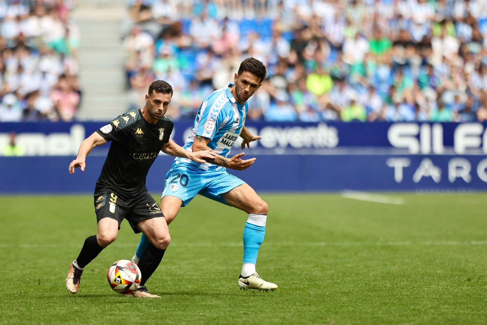 Málaga CF-AD Ceuta, en fotos