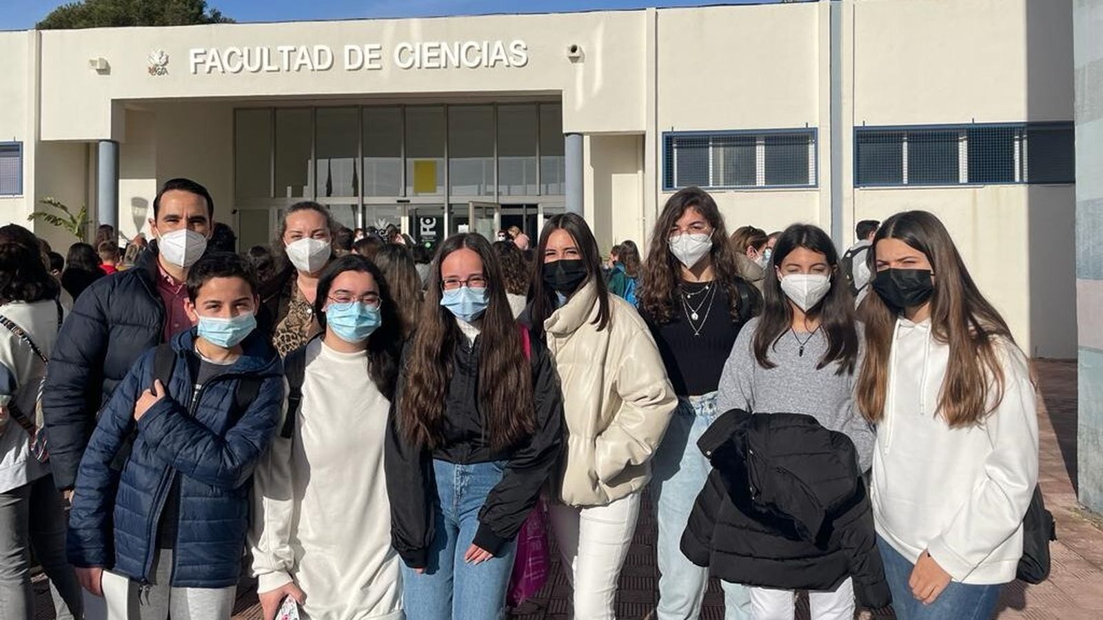 Alumnos del IES Las Salinas que participaron en las Olimpiadas Matemáticas.