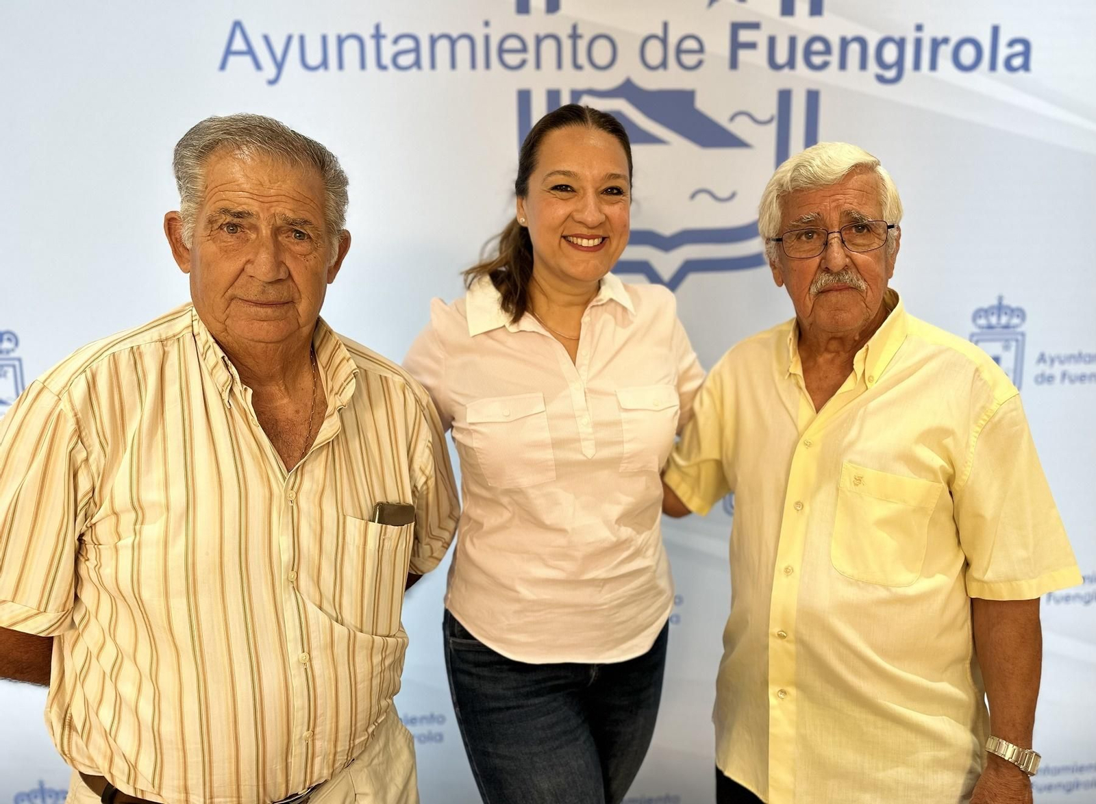 De izquierda a derecha, José Rubio, Rosana Bravo y Eleuterio Pedro Hernández.