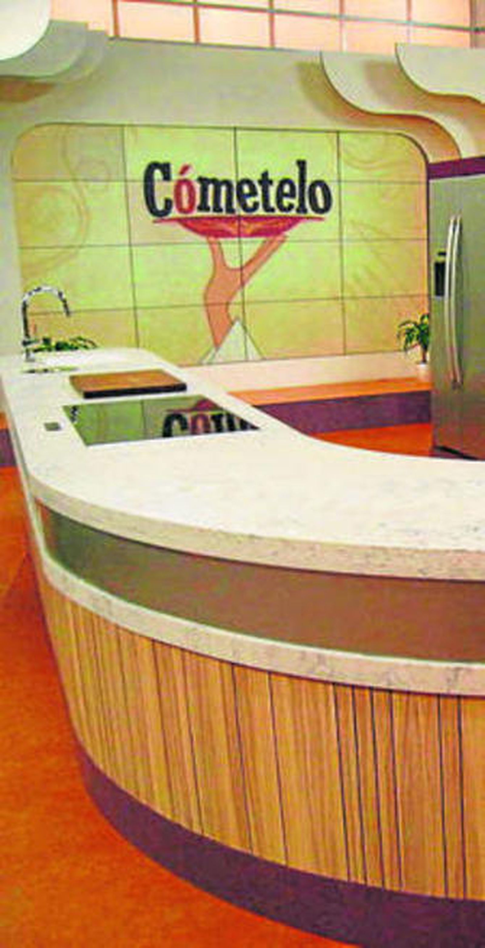 Encimera de Silestone del programa.