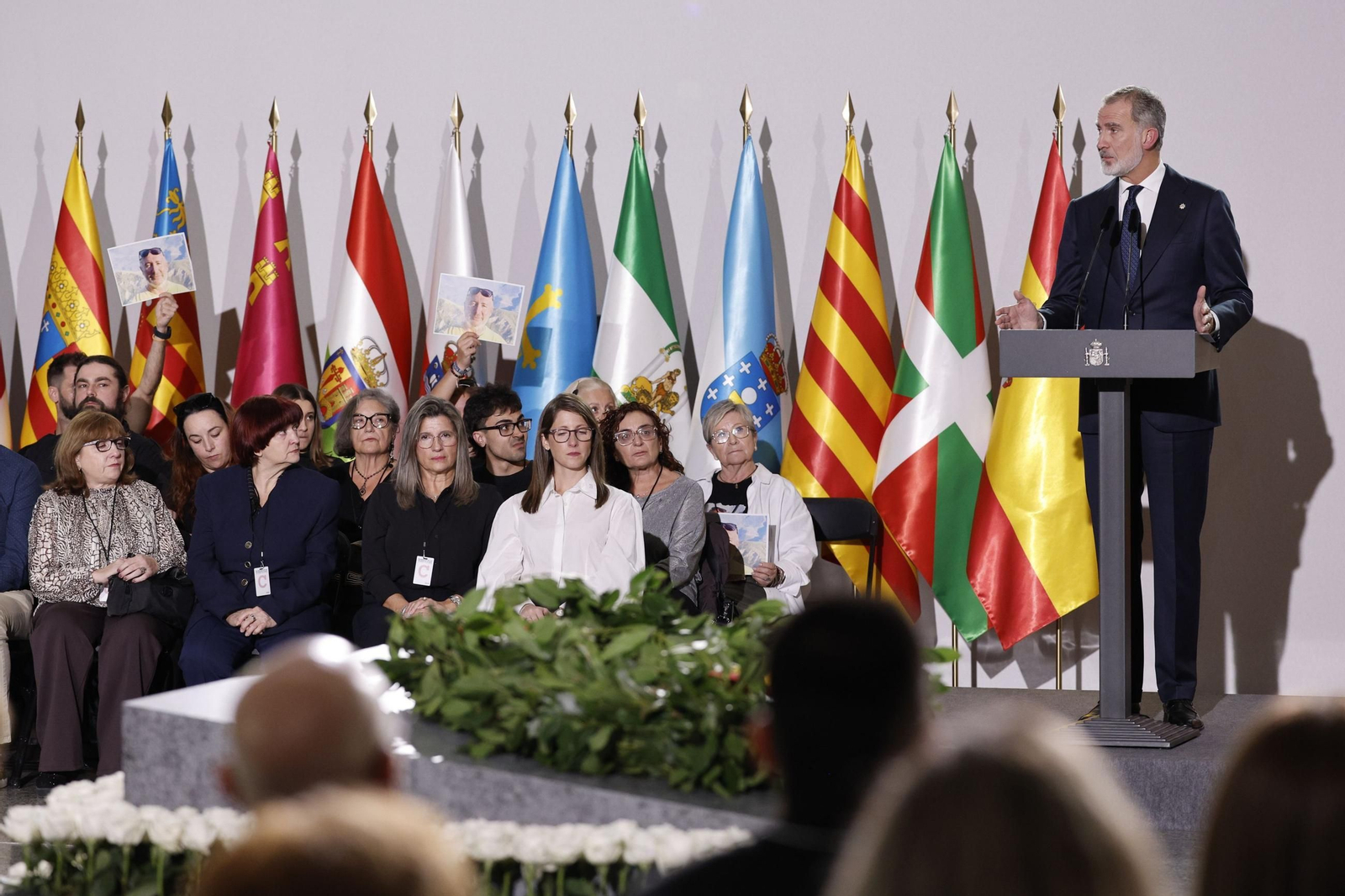 Las fotos del funeral de Estado a las víctimas de la dana en Valencia