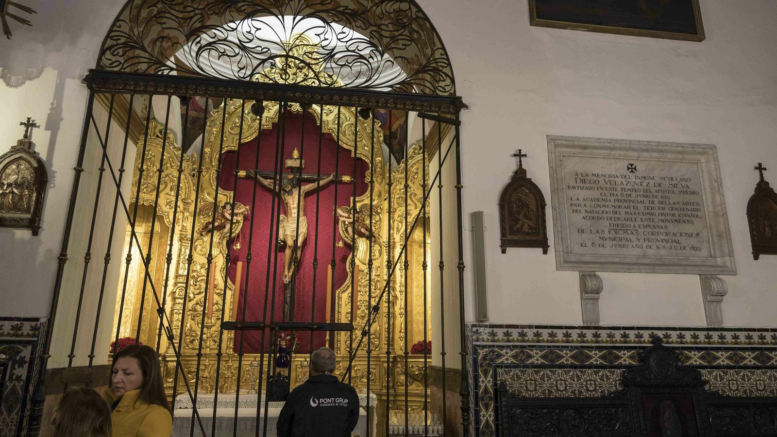 Capilla del Cristo de Burgos en la Iglesia de San Pedro.