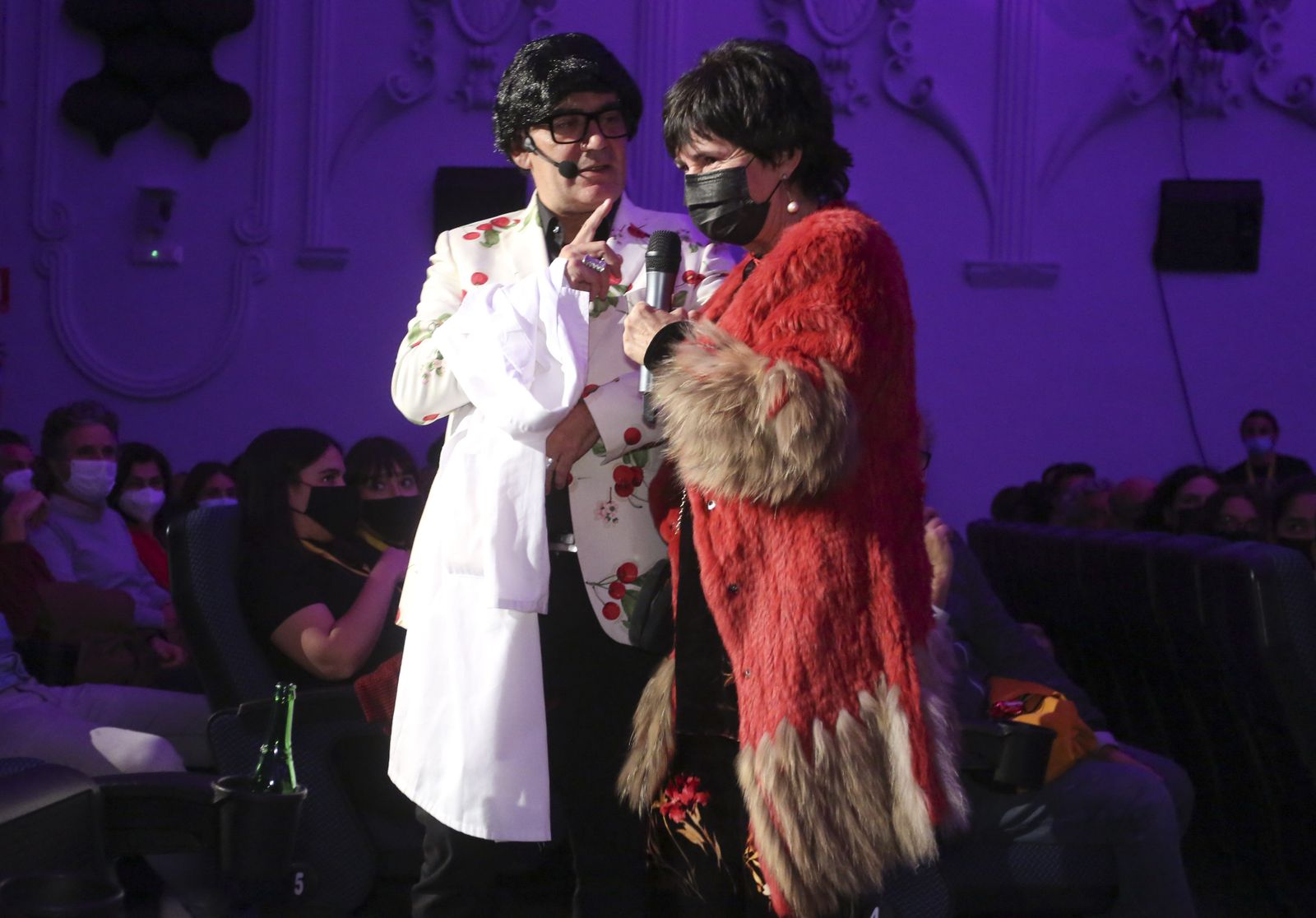 José Corbacho y Tecla Lumbreras en la inauguración del Fancine