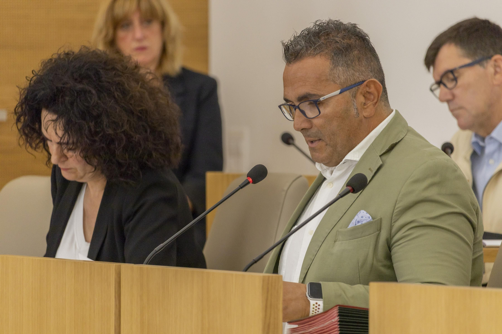 Imágenes del pleno celebrado en la Diputación