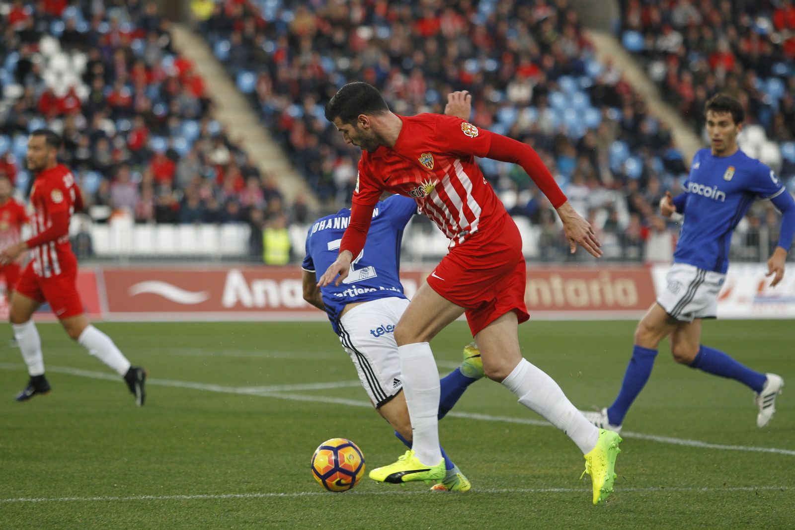 Las imágenes del UD Almería-Real Oviedo