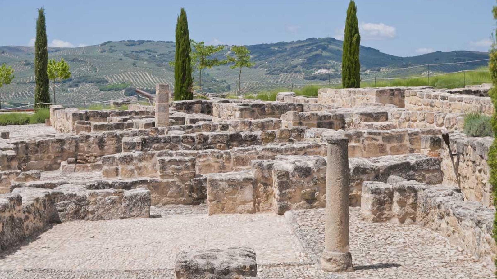 El yacimiento de Domus Herculana, en Alcalá la Real. El yacimiento de Domus Herculana, en Alcalá la Real.