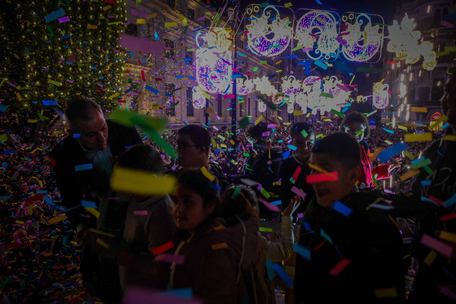 Encendido de la iluminación de Navidad en Sevilla