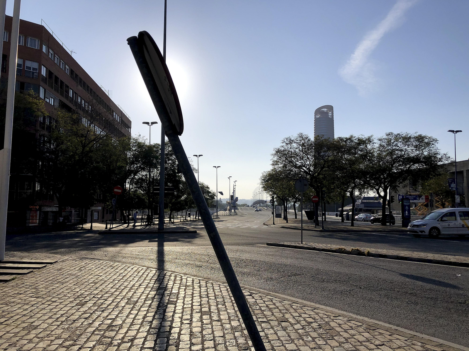 Las calles de Sevilla con menos gente por el Coronavirus