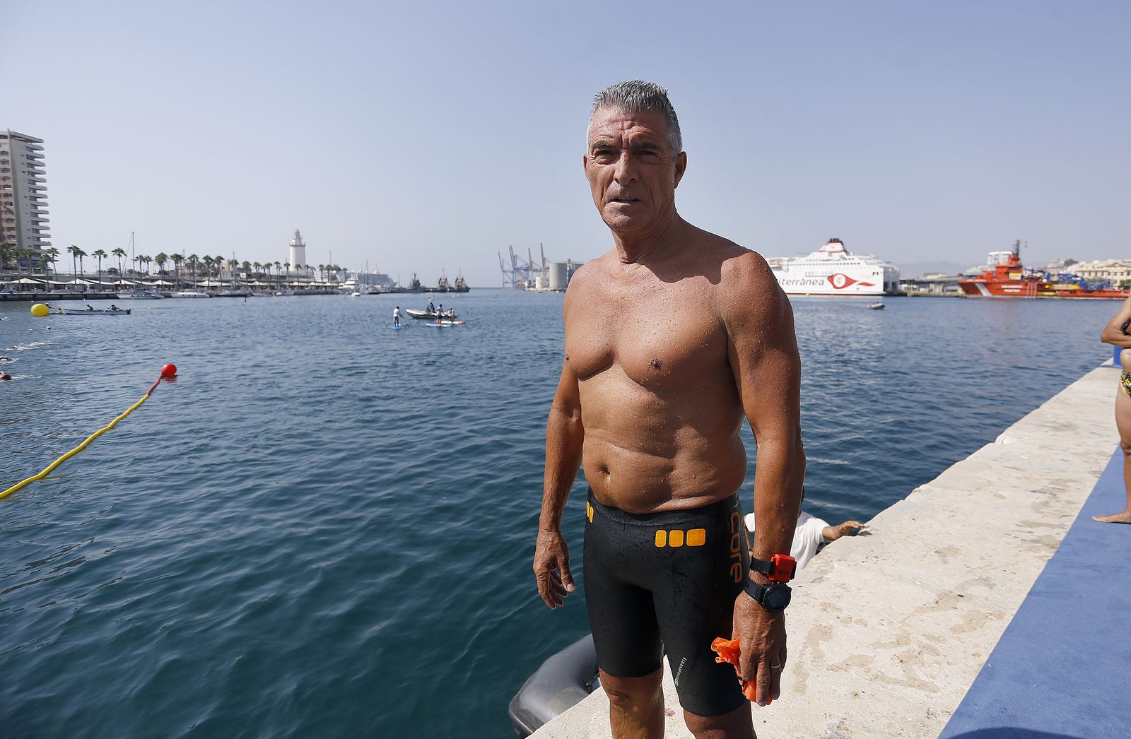 Fotos de la 60ª Travesía a Nado del Puerto de Málaga