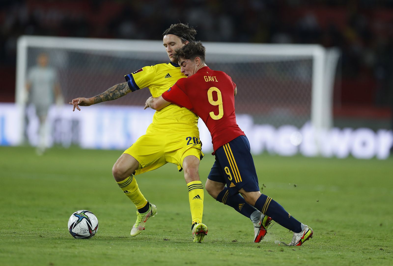 Las imágenes del España-Suecia