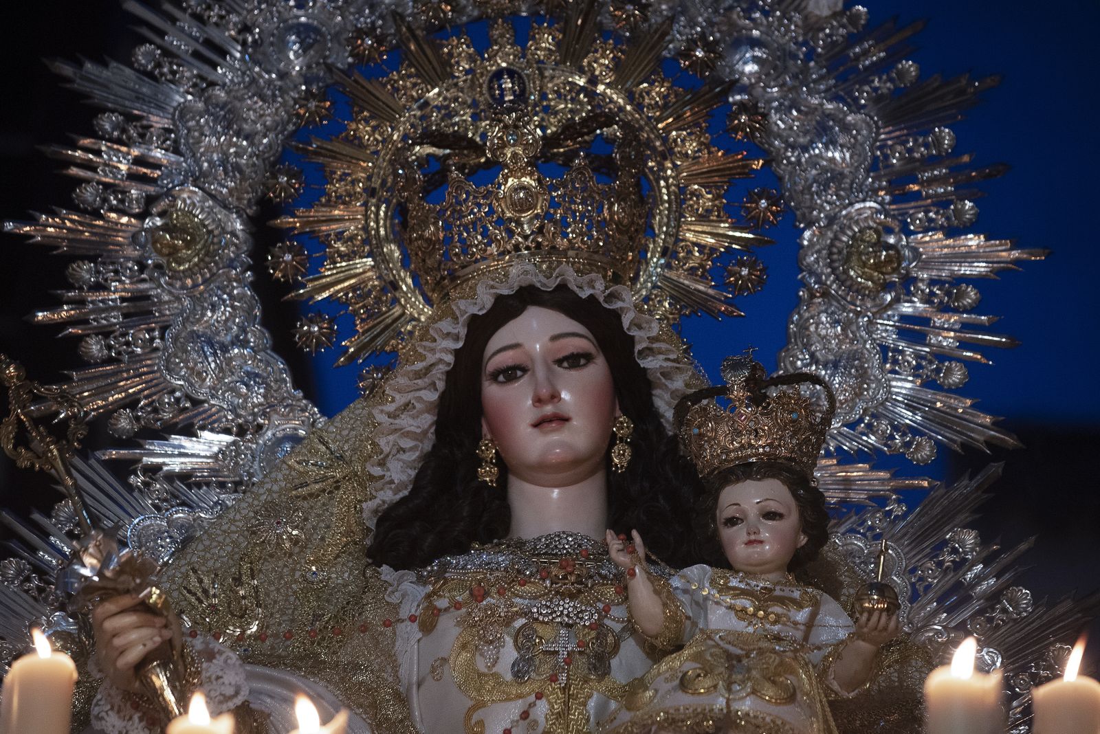 Las imágenes de la procesión de la Virgen de las Nieves