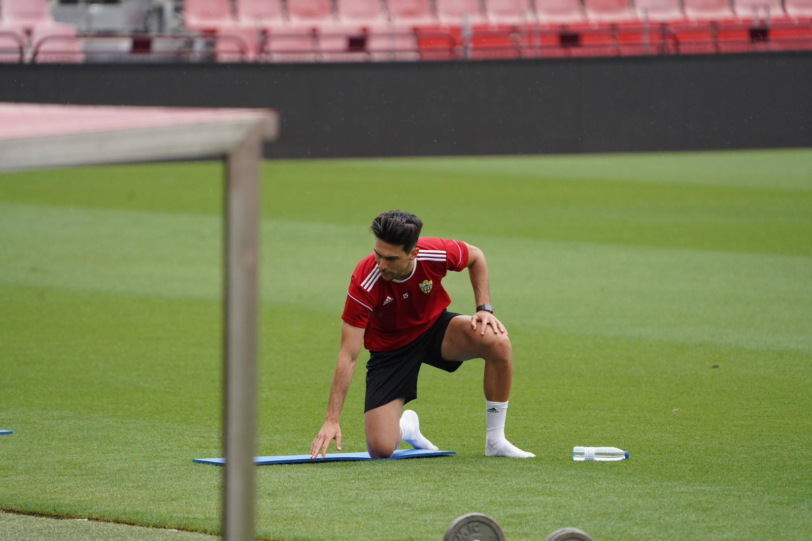 Entrenamiento de la UDA, viernes 15 de mayo.