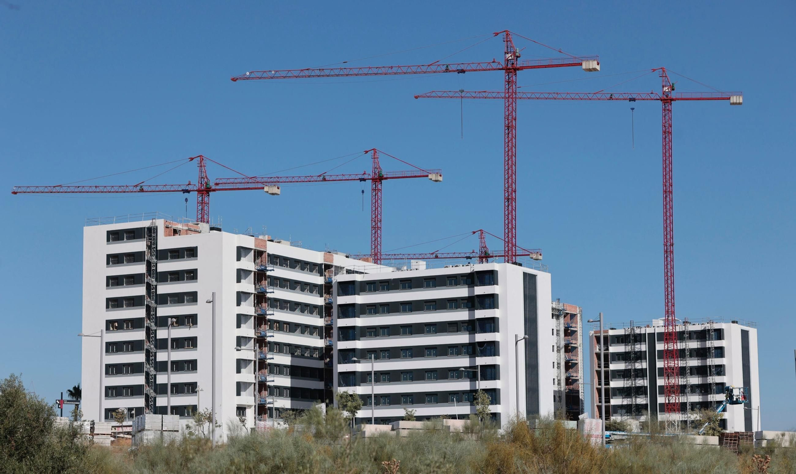 Así crecen de forma imparable las viviendas nuevas de Entrenúcleos (Dos Hermanas)