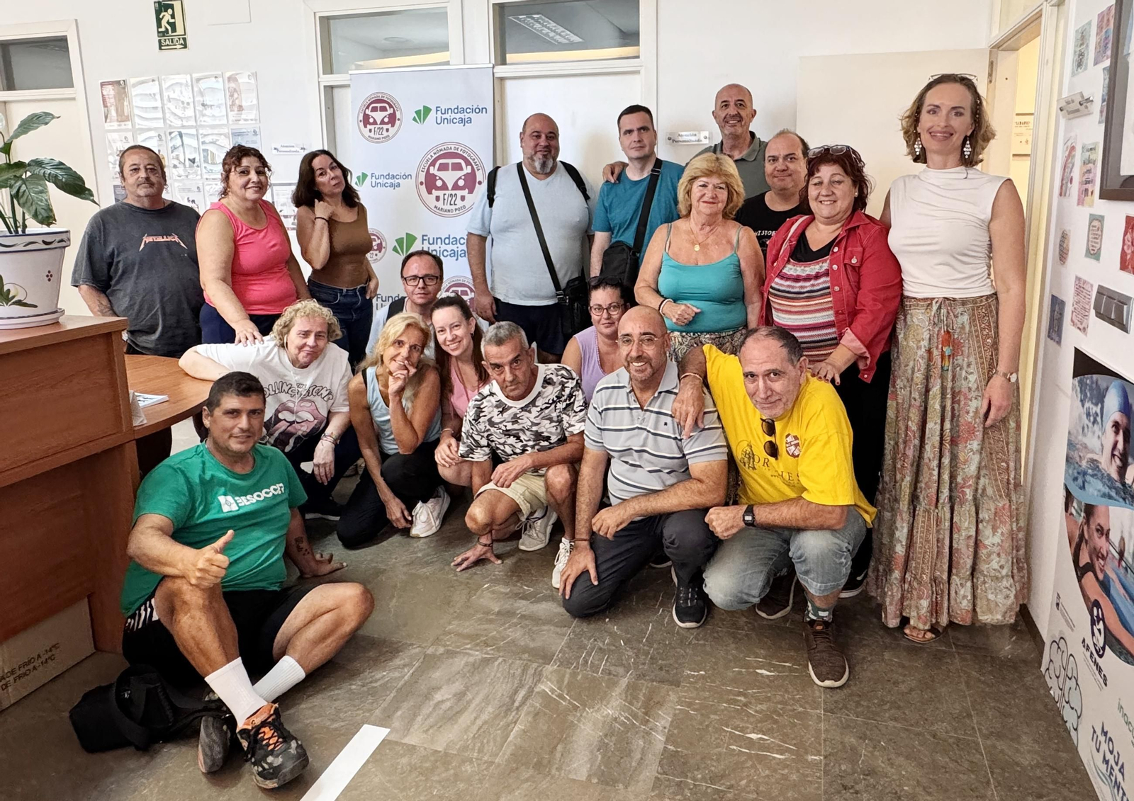 El grupo que desarrolló el taller.