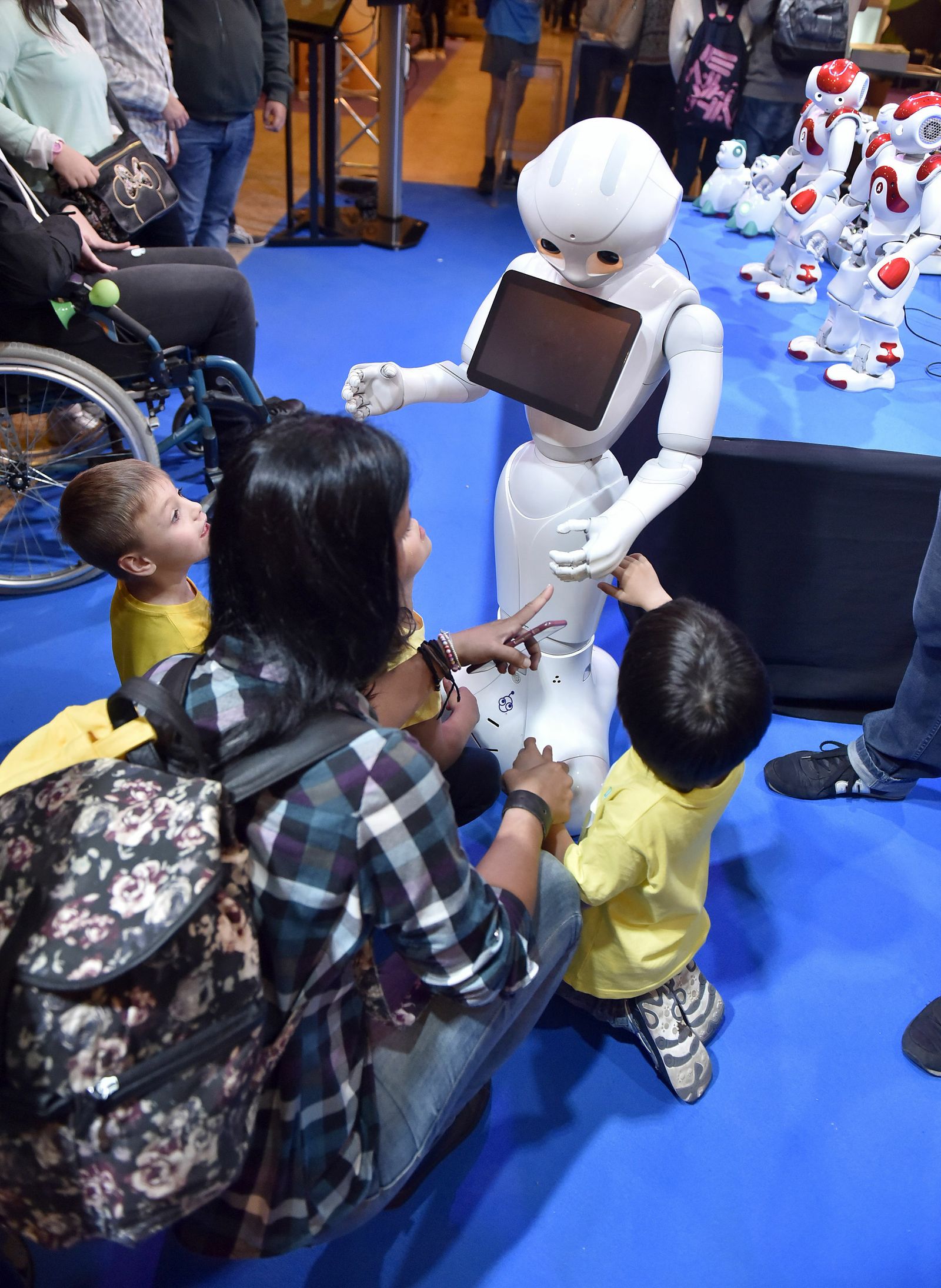 Robot presentado en la Feria de la Ciencia, en una edición pasada.
