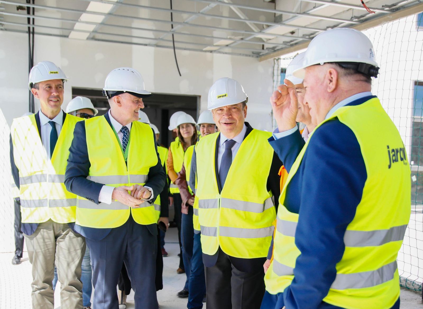 Luis Planas en una visita a la cooperativa Única