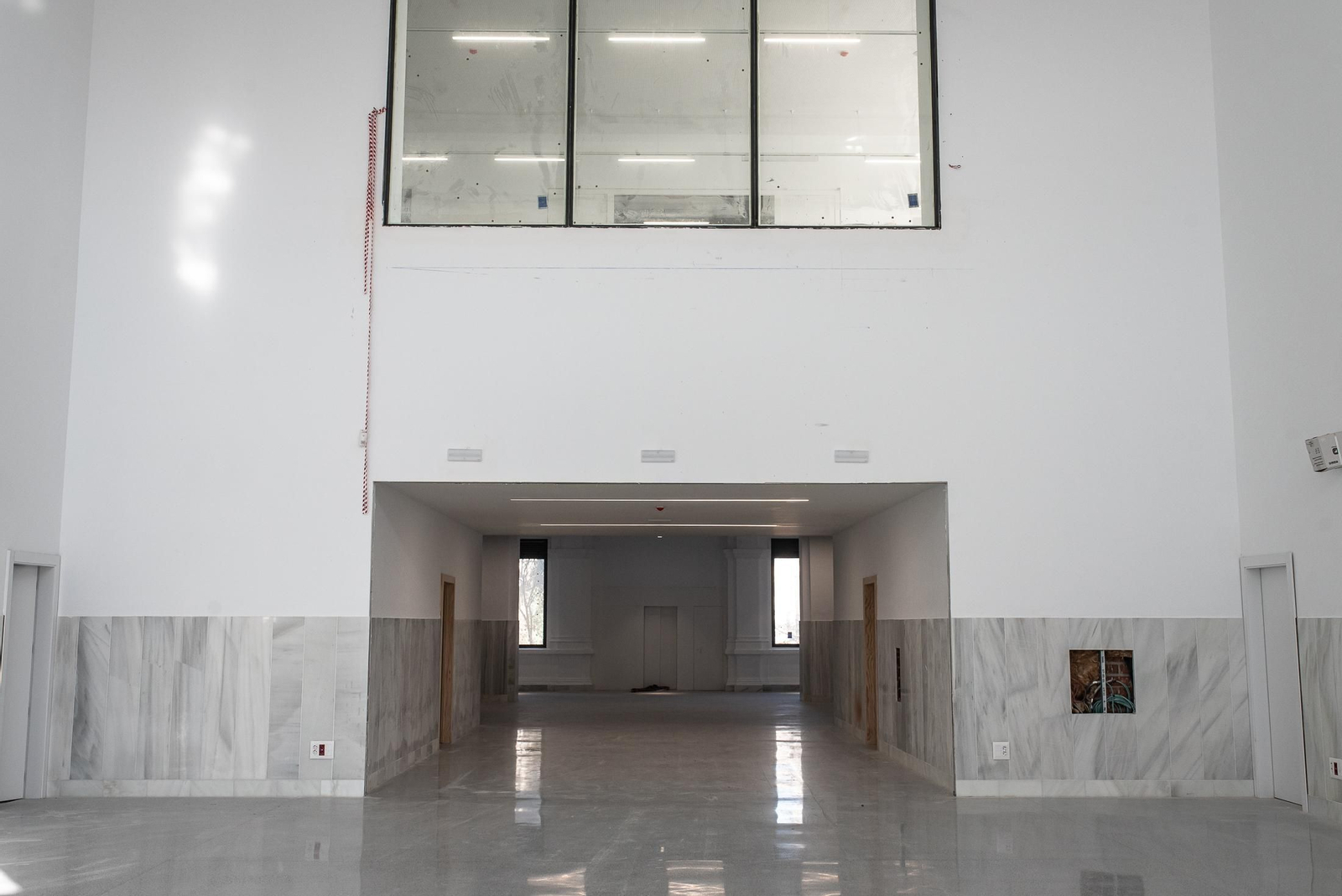 Una visita a las obras del IES La Rábida, en imágenes