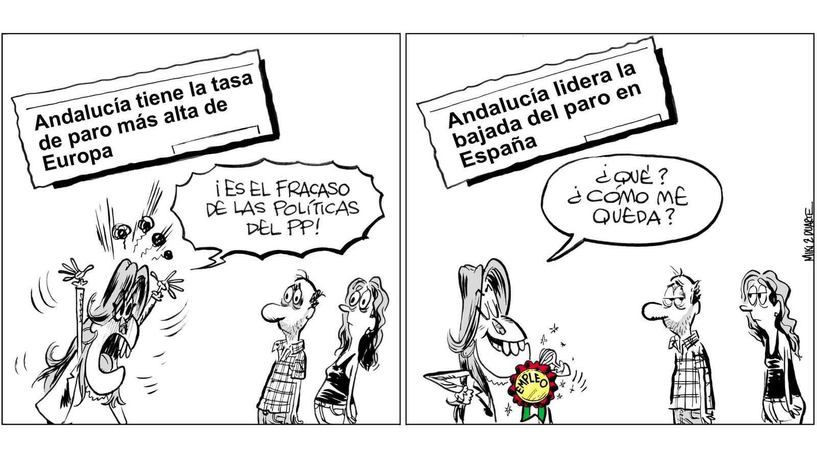 Susana Díaz, cronología viñeta a viñeta