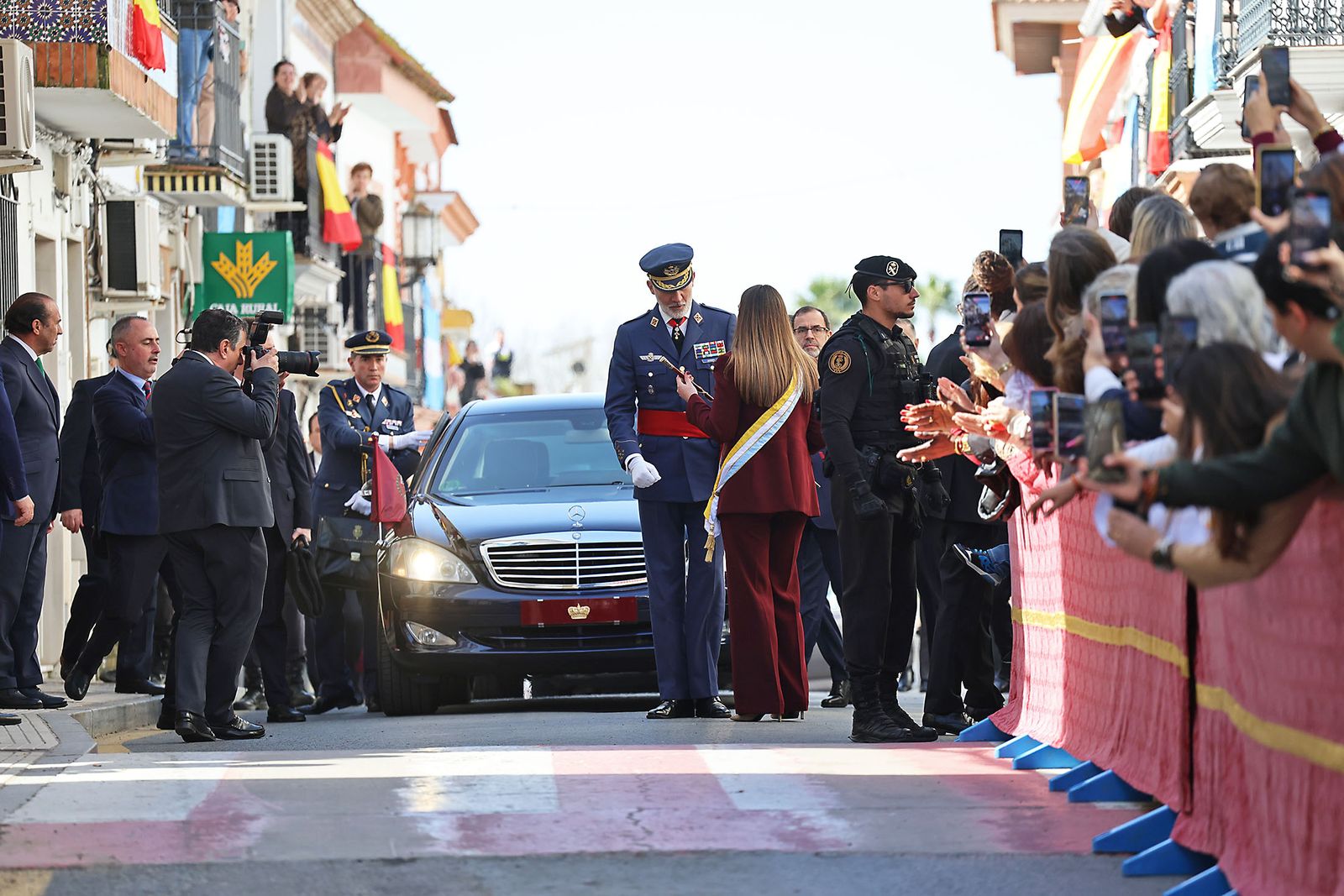 La llegada de S.M. el Rey Felipe VI a Palos de la Frontera, en fotografías