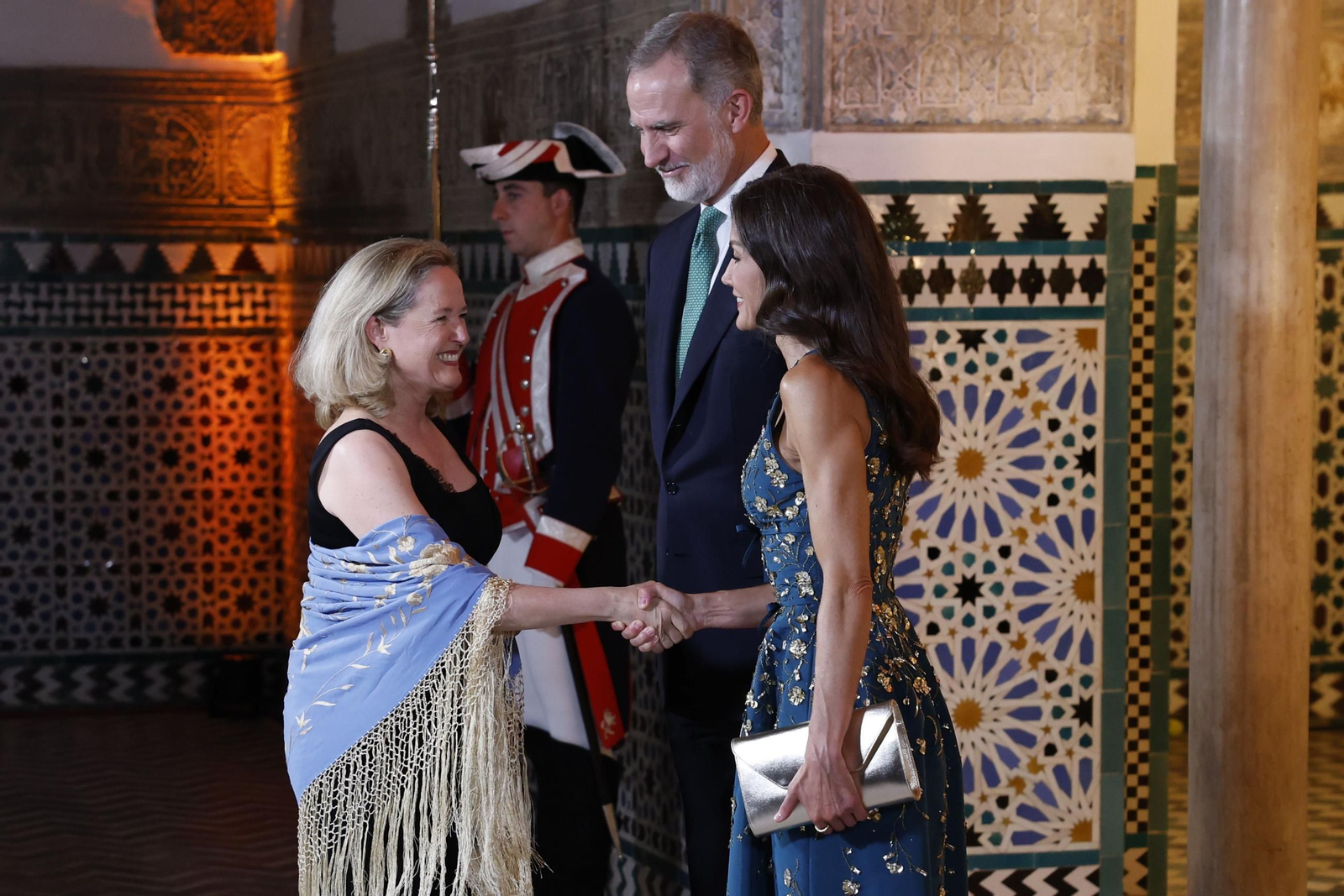 Las fotos de la cena de gala dada por los Reyes previa a la cumbre de la ONU en Sevilla