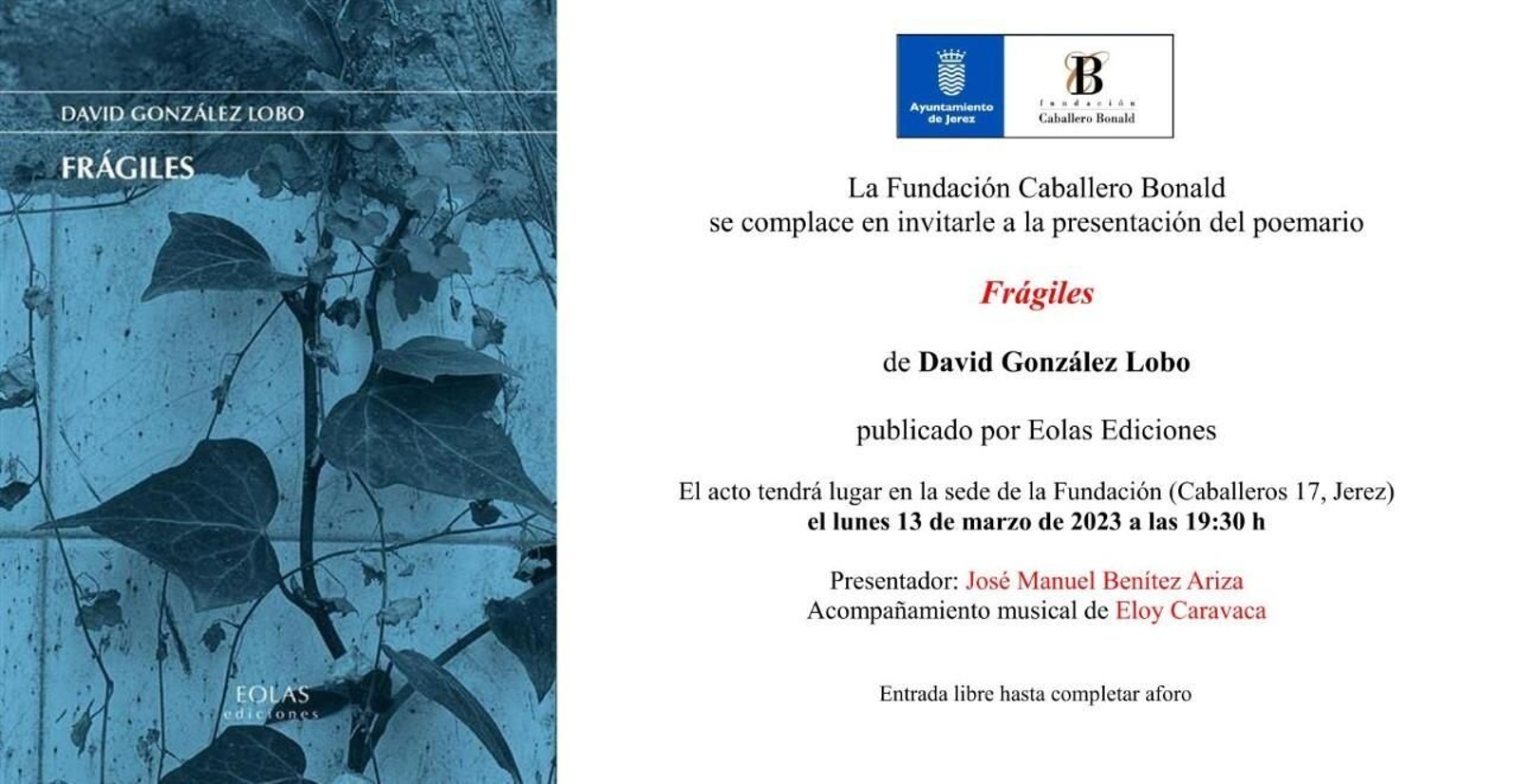 Presentación de 'Frágiles', de David González Lobo