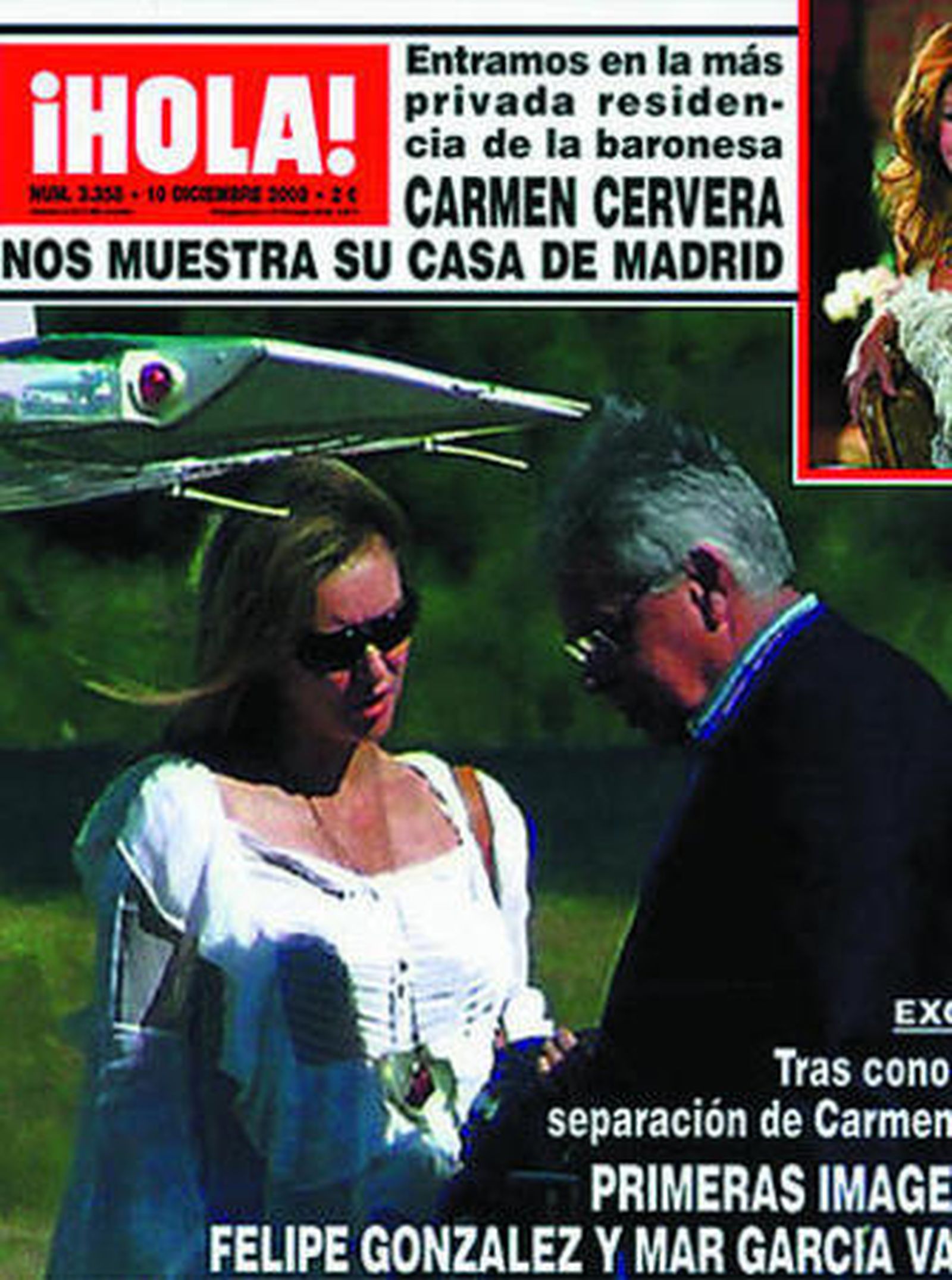 Felipe González y Mar García Vaquero, juntos por primera vez