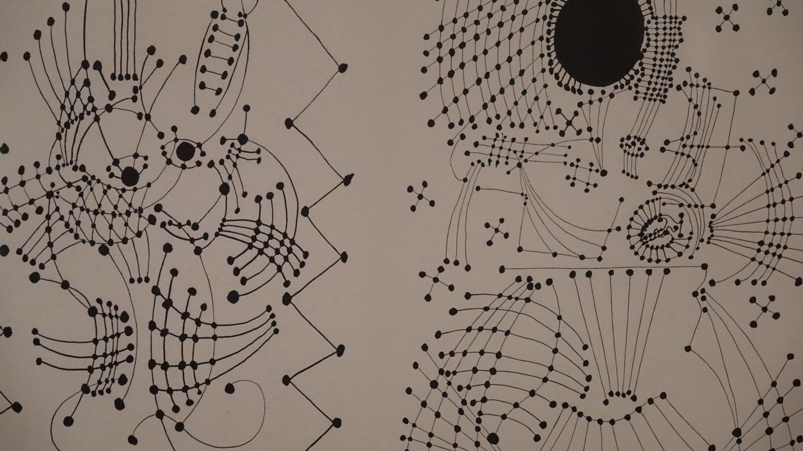 Detalle de una de las obras expuesta.