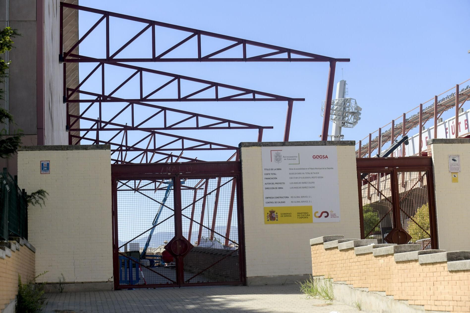 Estado de las obras del Palacio.