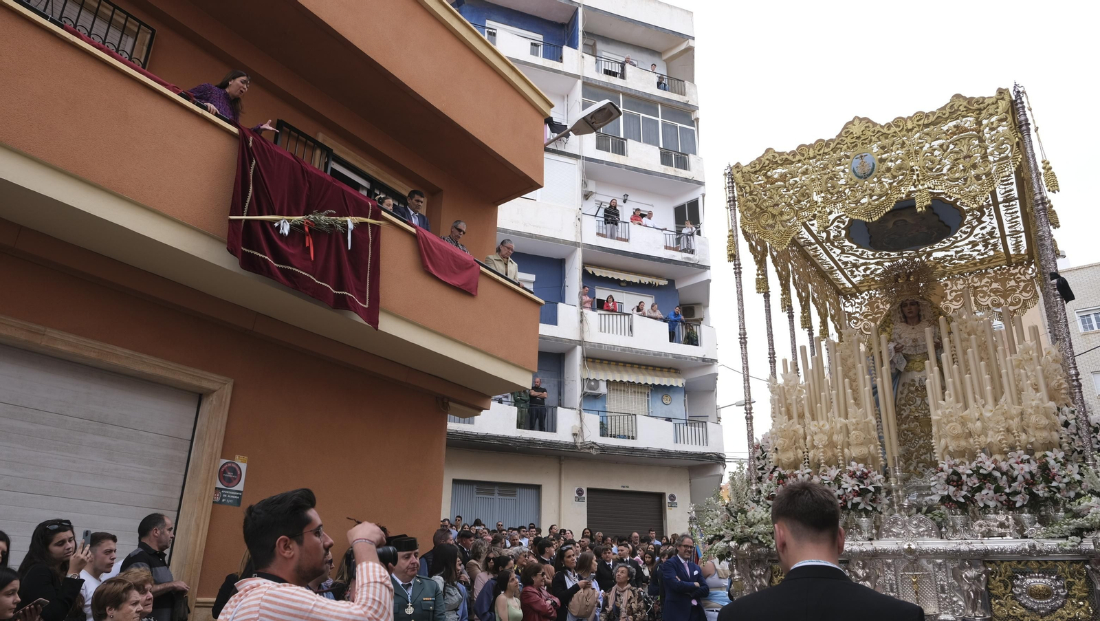 La procesión de Los Ángeles en Almería, en imágenes
