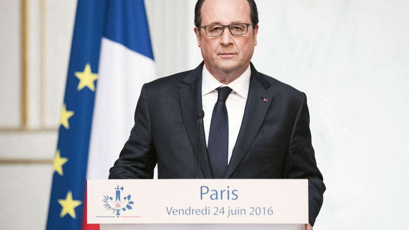 El expresidente francés, François Hollande.