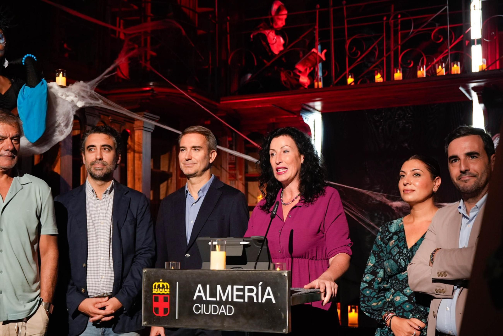 Presentación de la Noche en Negro de Almería, en imágenes