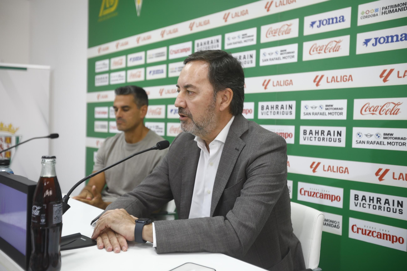 Las mejores fotos de la presentación de Adri Fuentes, Juan María Alcedo y Mariano Carmona como jugadores del Córdoba CF