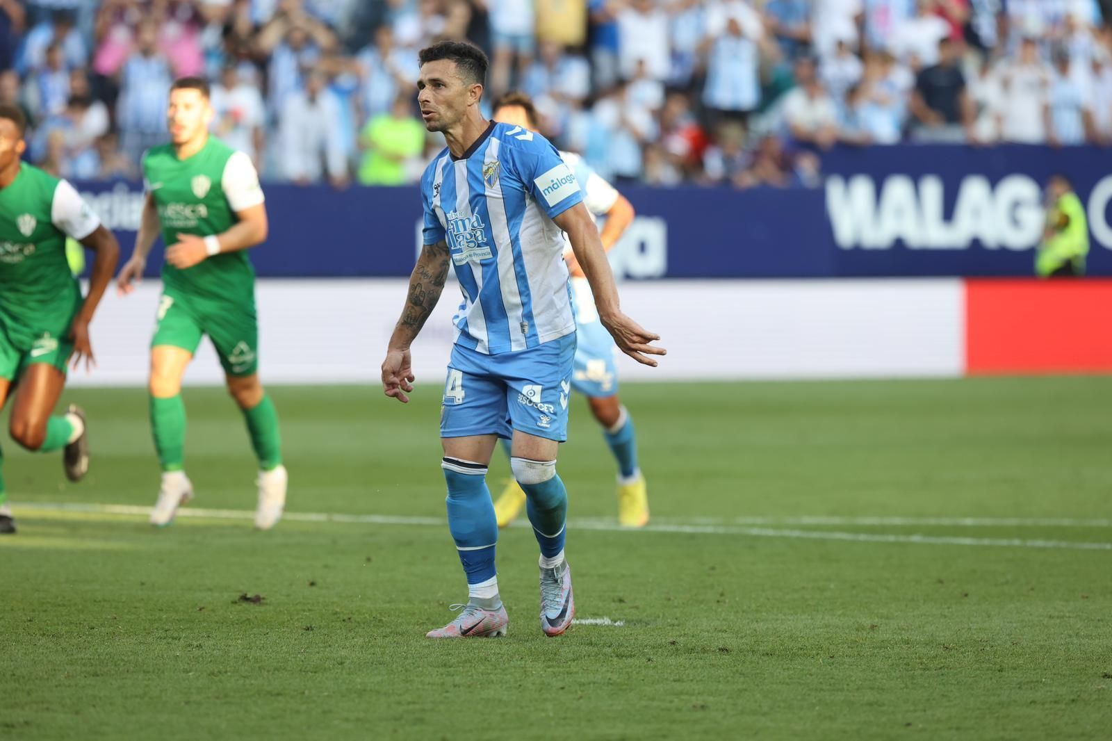 Las fotos del Málaga CF-Huesca
