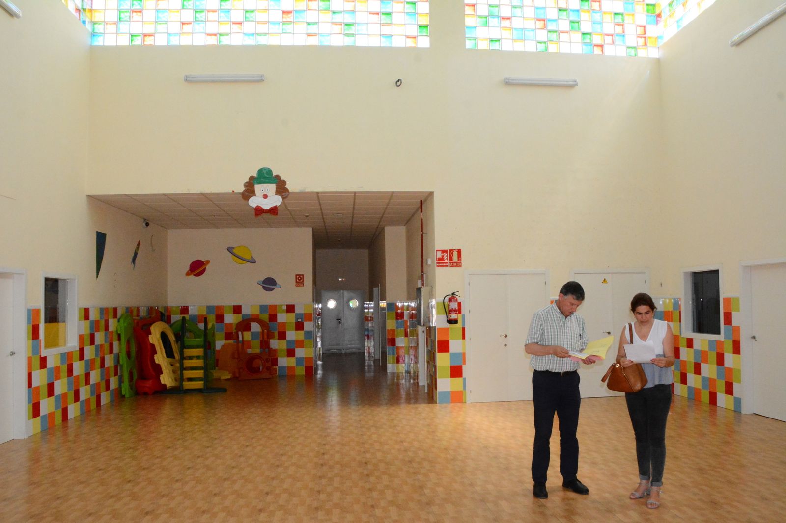 Uno de los centros infantiles que se han acondicionado.