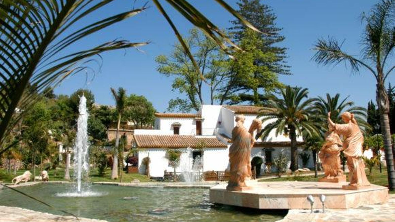 Vista general del Jardín Botánico Mollino de Inca de Torremolinos.