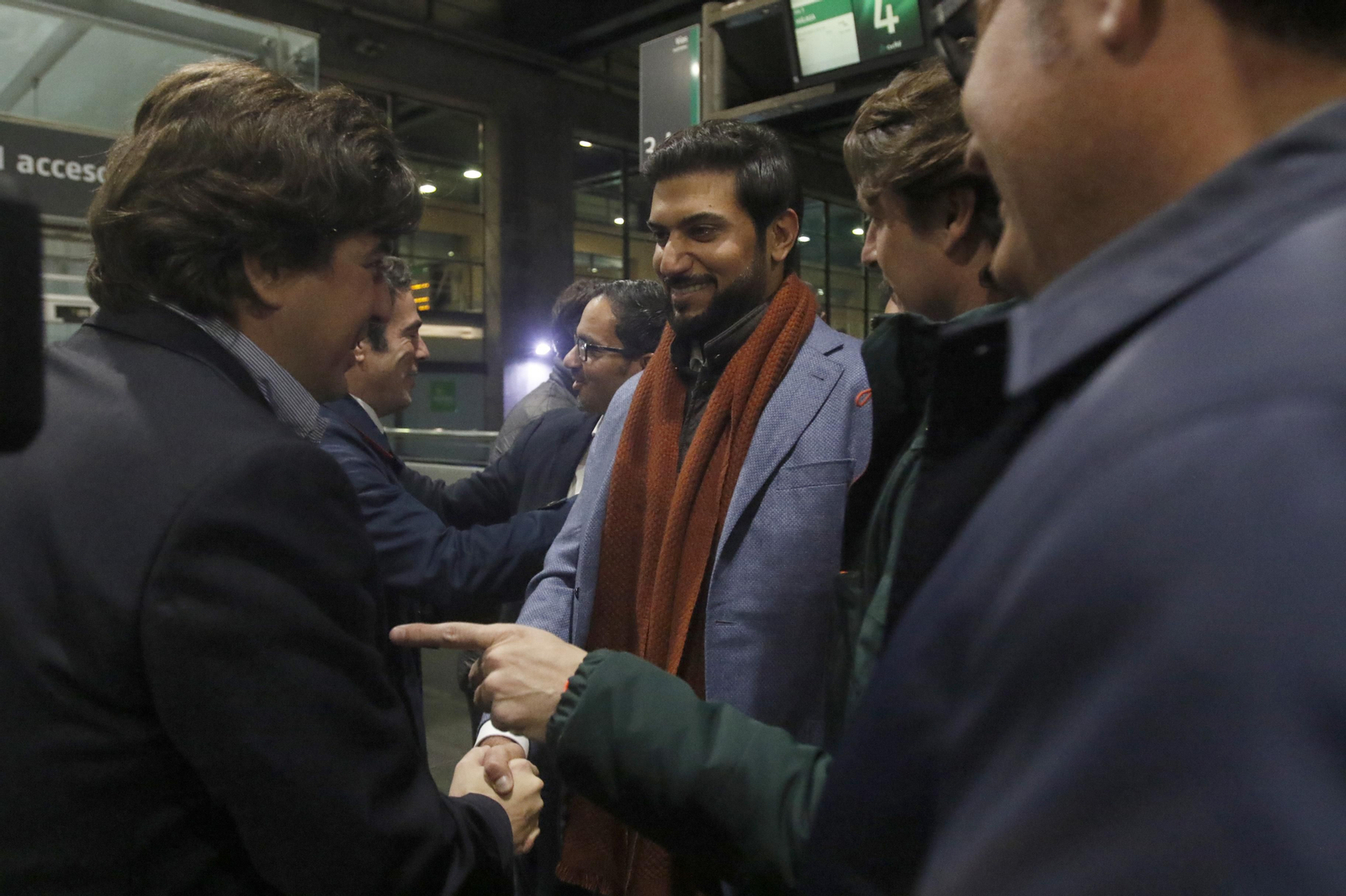 Las fotos de la llegada de los dueños del Córdoba CF a la ciudad