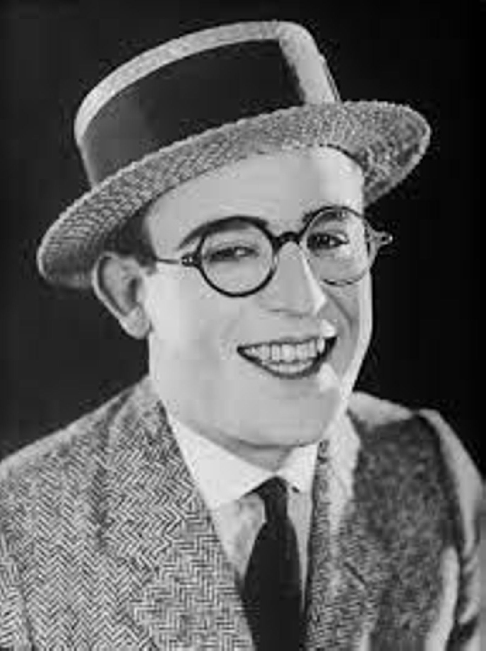 El cómico Harold Lloyd.