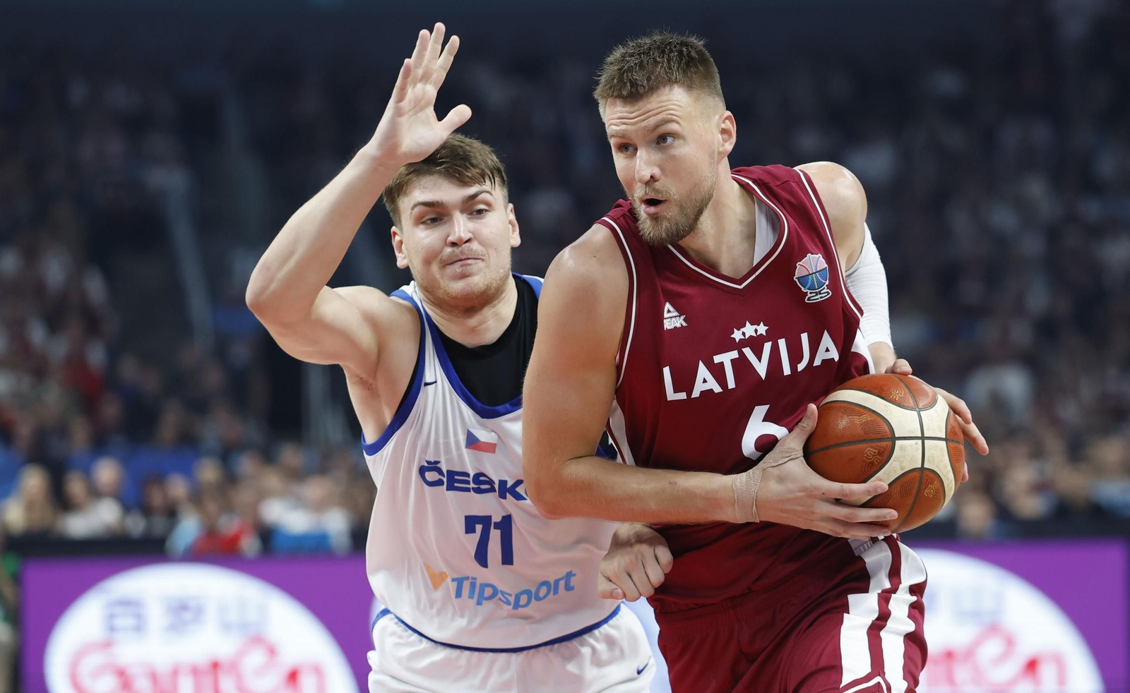 Porzingis, en acción.