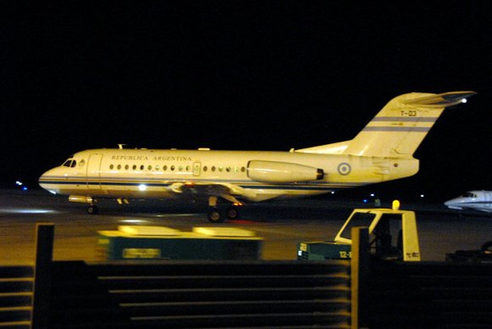 La presidenta argentina despide a su marido