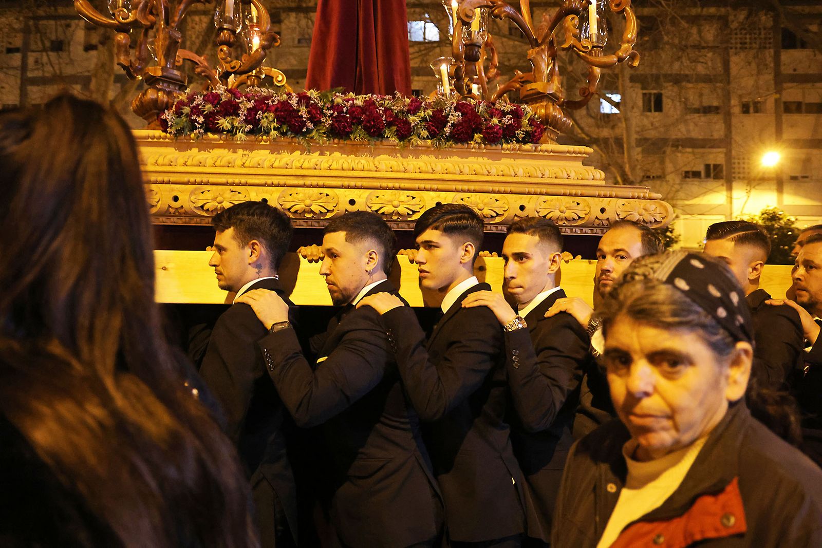 Las fotografías del traslado del Cristo del Cautivo por la Hispanidad