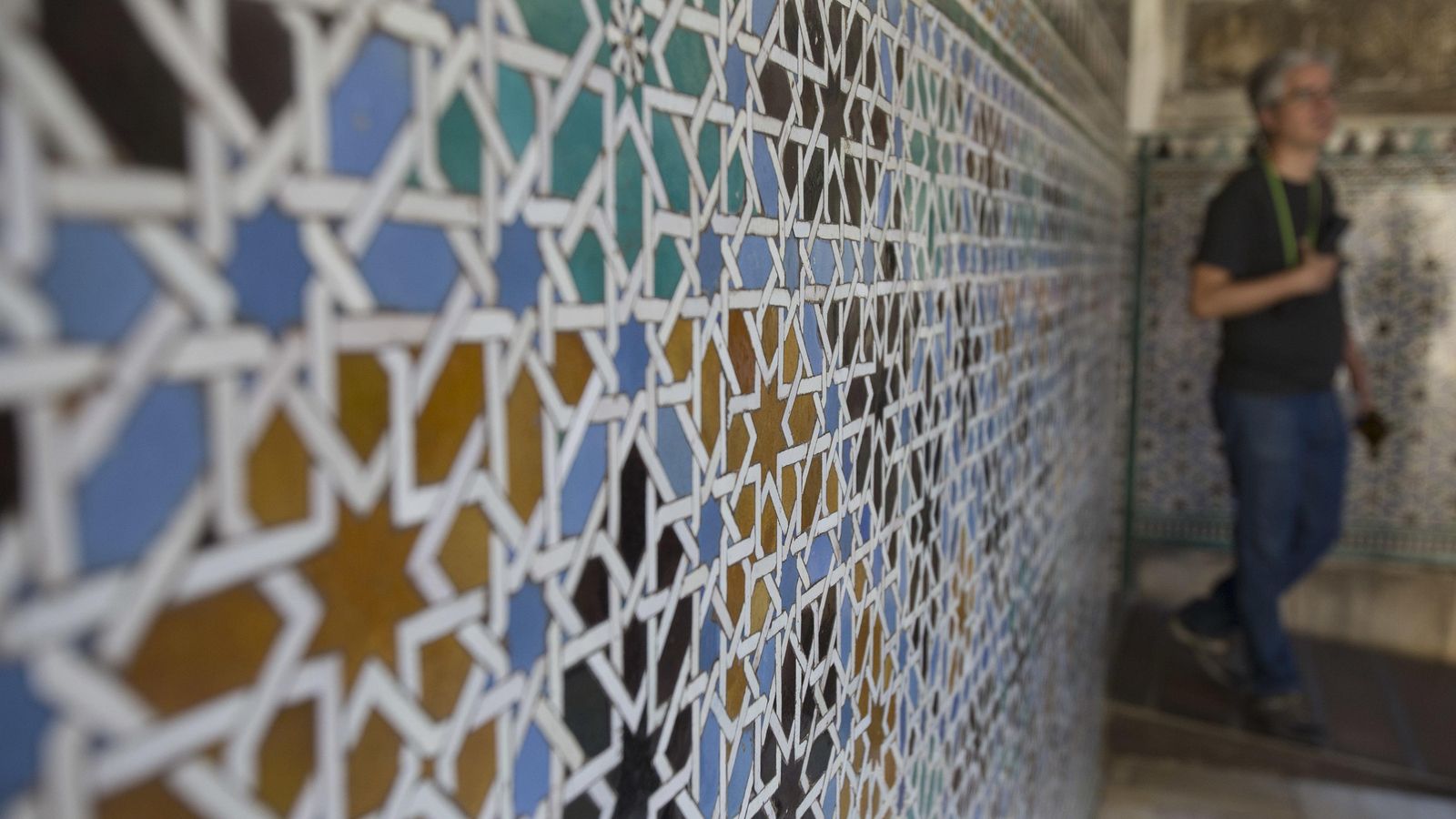 Detalle de uno de los alicatados.