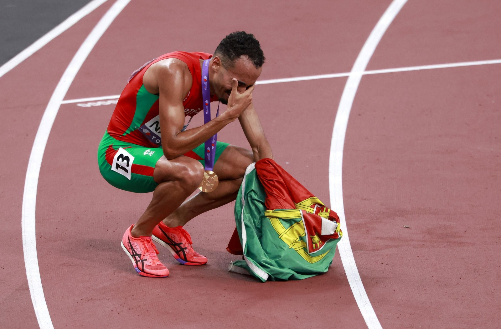 Las fotos de la lesión de Jordan Díaz y del resto de la jornada del Mundial de atletismo