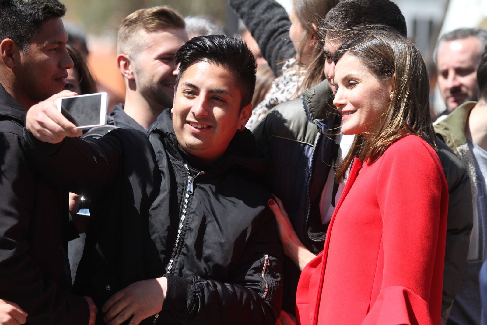 Imágenes de la visita de la reina Letizia a Huelva