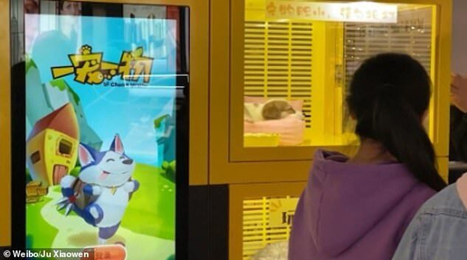 Una imagen de la máquina recreativa