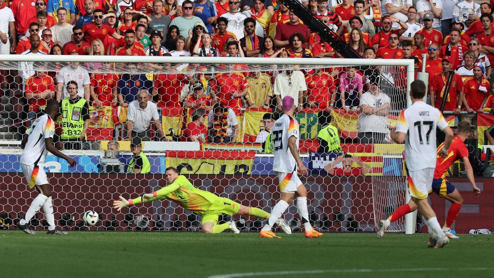 Las mejores fotos del España - Alemania