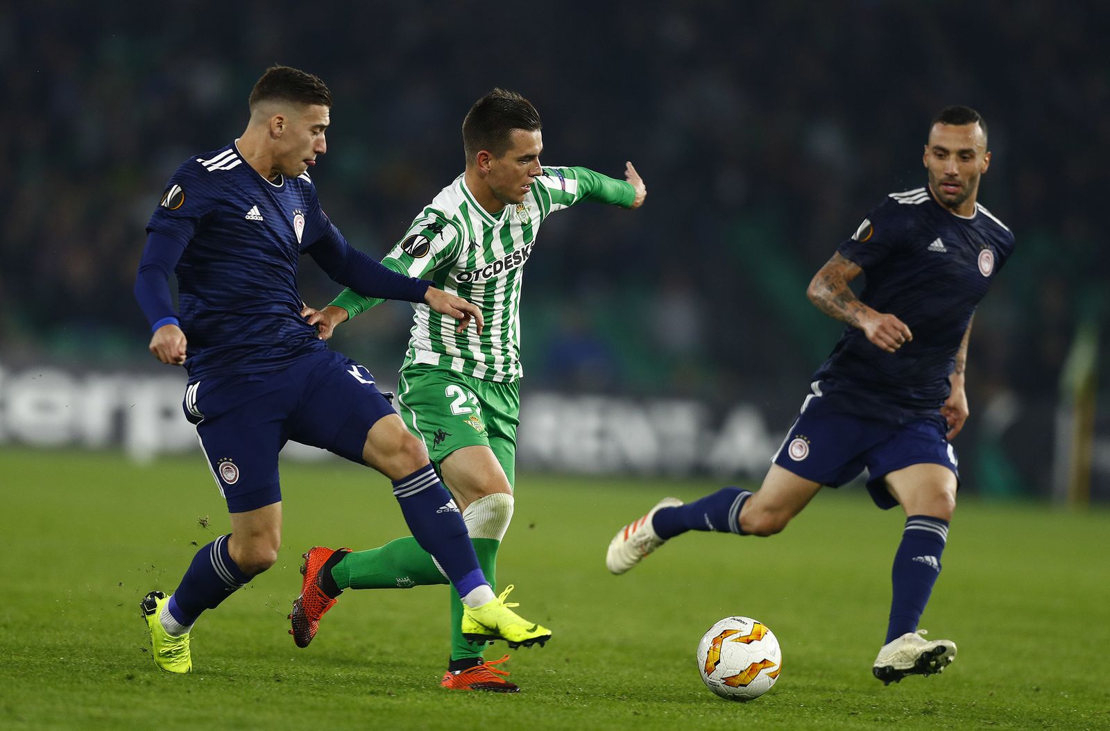 Las imágenes del Betis-Olympiacos