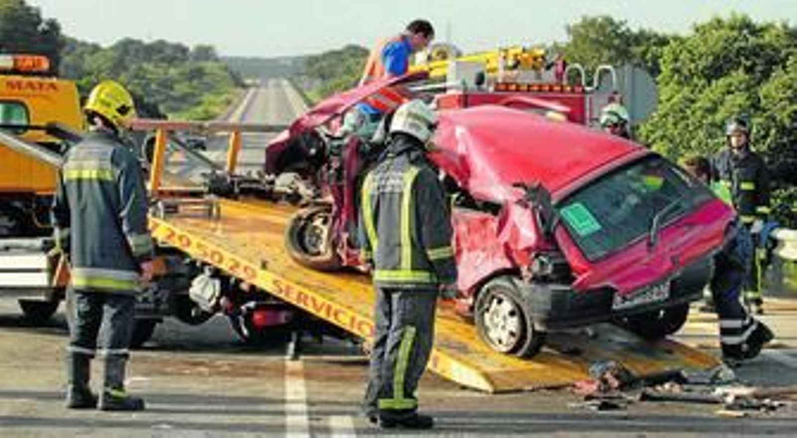 Uno de los numerosos siniestros que han acaecido en la Granada-Badajoz en los últimos años.
